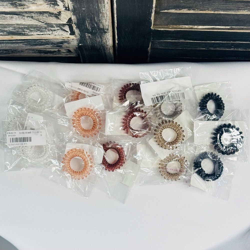 Hair Ties New in Package 15 Total